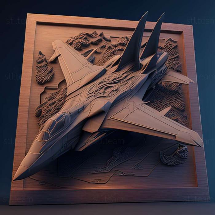 3D модель Неизвестная игра Ace Combat 7 Skies (STL)